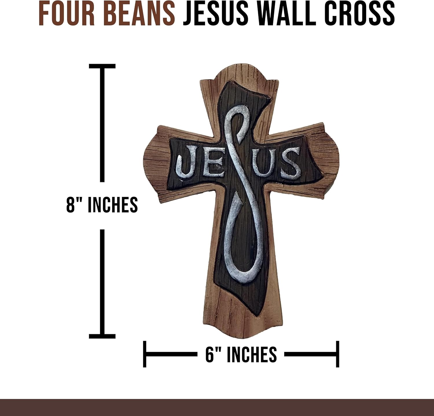 FOUR BEANS Wall Crosses for Home Decor