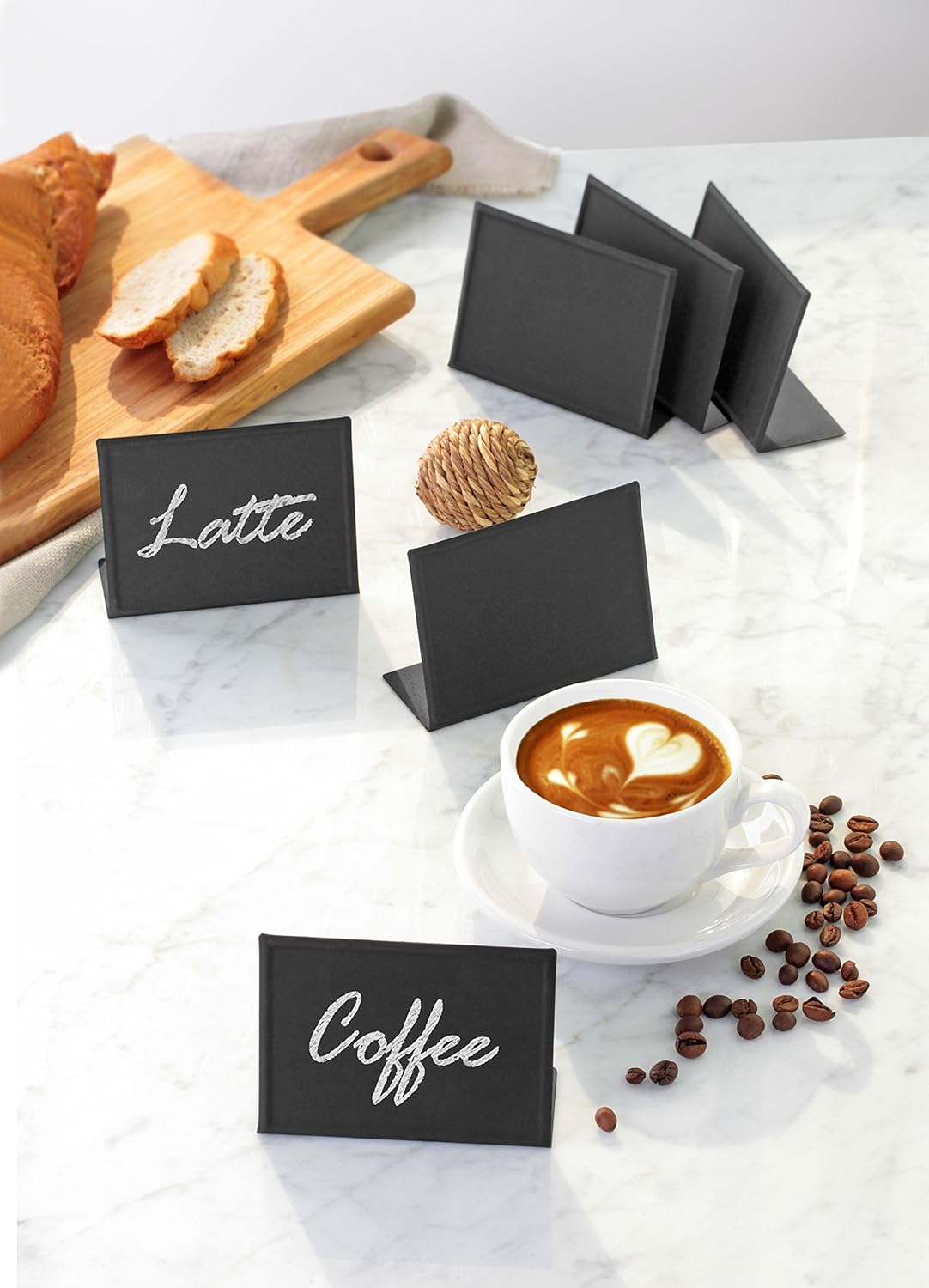 New Star Foodservice 28669 Metal Chalkboards Set of 6