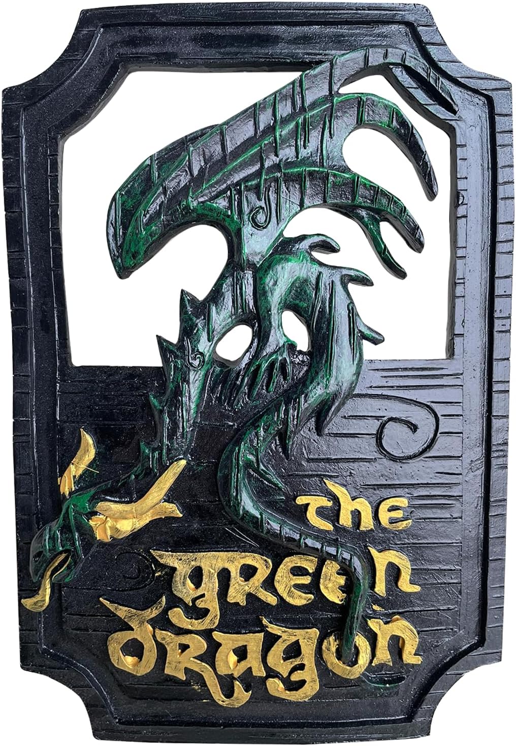 Kiswiar Green Dragon Wall Art Decor Sign