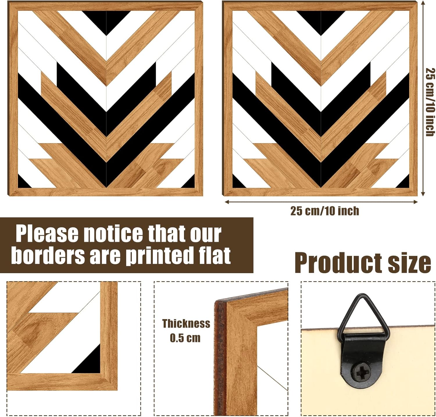 Yulejo 2 Pcs Western Bathroom Decor Aztec Wall Art