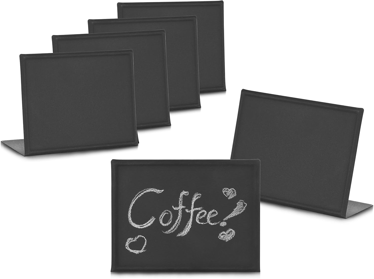 New Star Foodservice 28669 Metal Chalkboards Set of 6