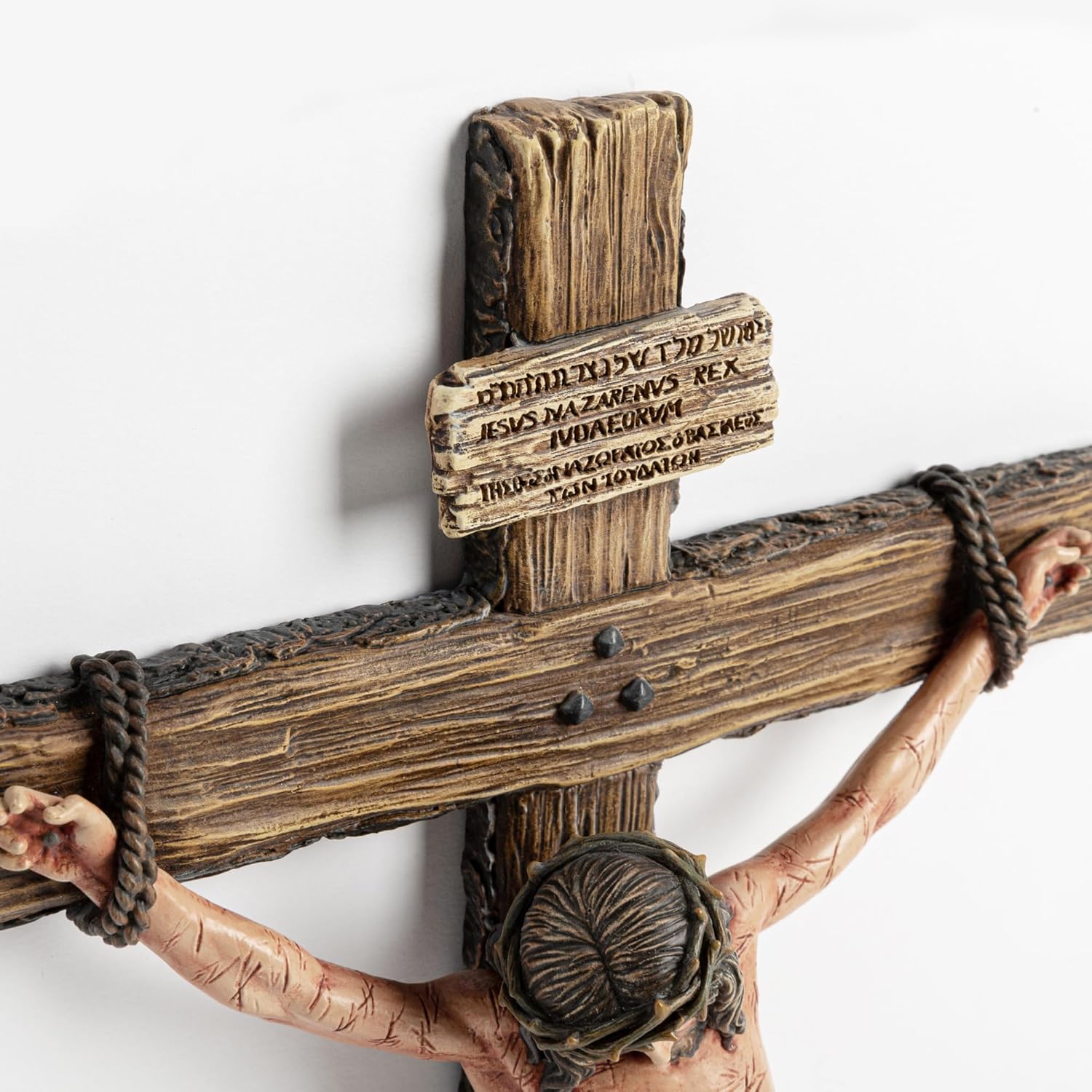 DevotedWalls 14 Inch Catholic Crucifix for Wall