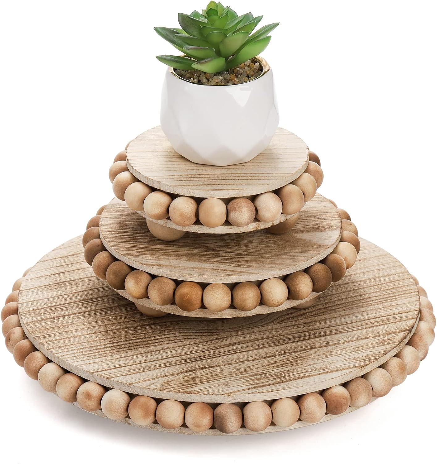 Peohud 3 Wood Risers for Display 95 6 4 Inches