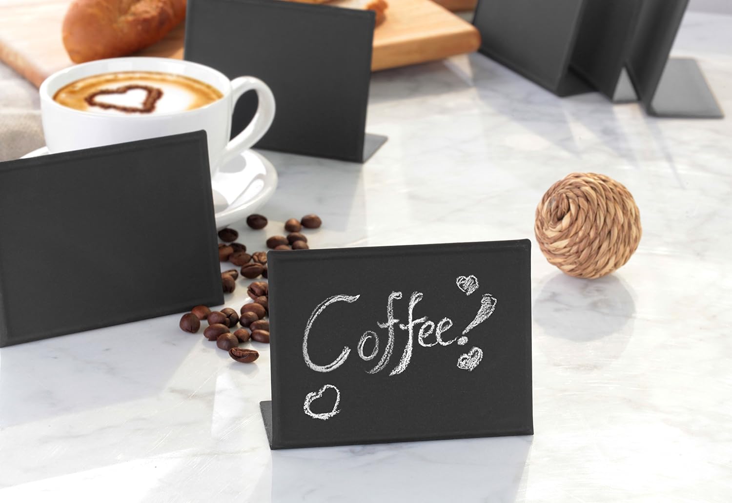 New Star Foodservice 28669 Metal Chalkboards Set of 6