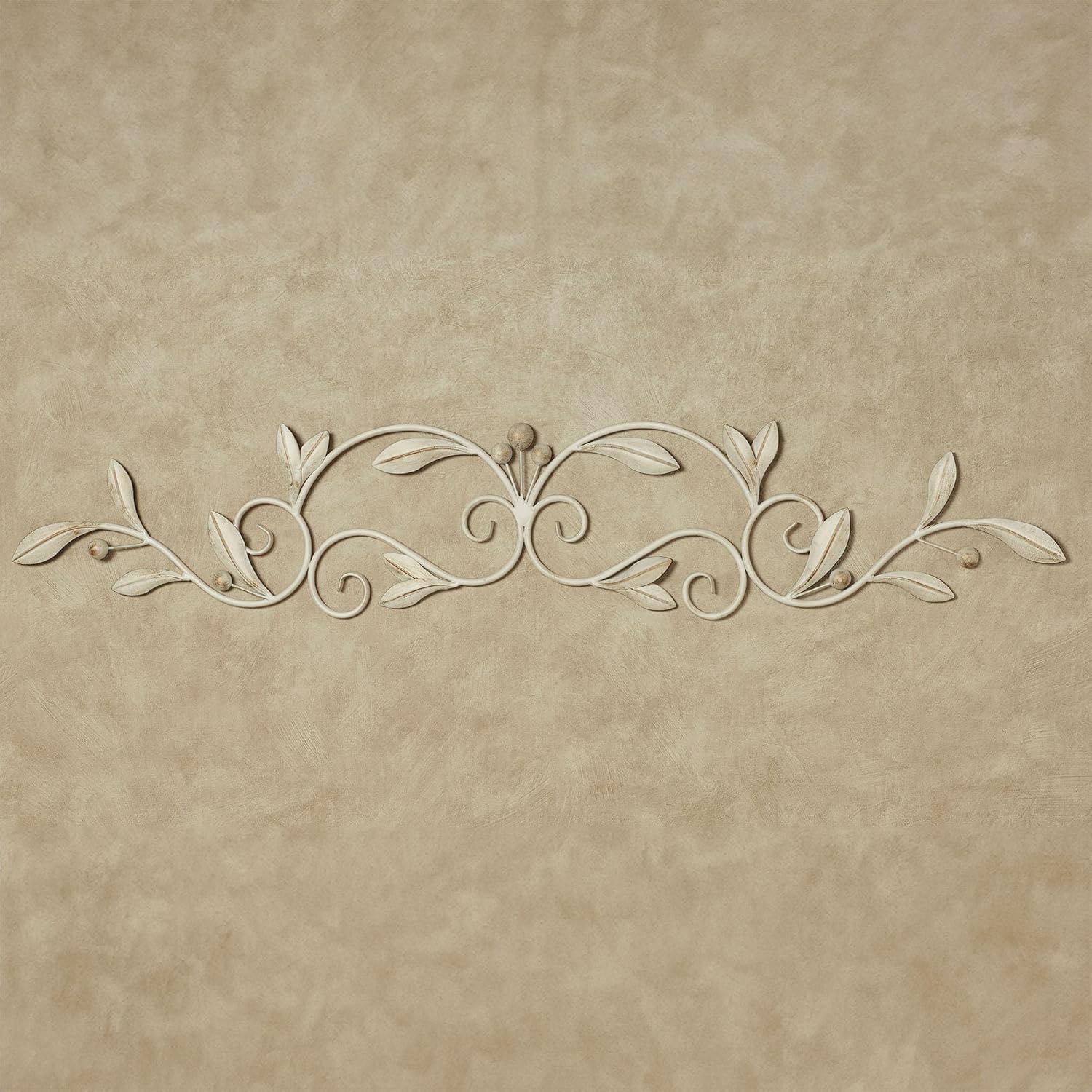 Catarina Ivory Medium Metal Wall Topper 1