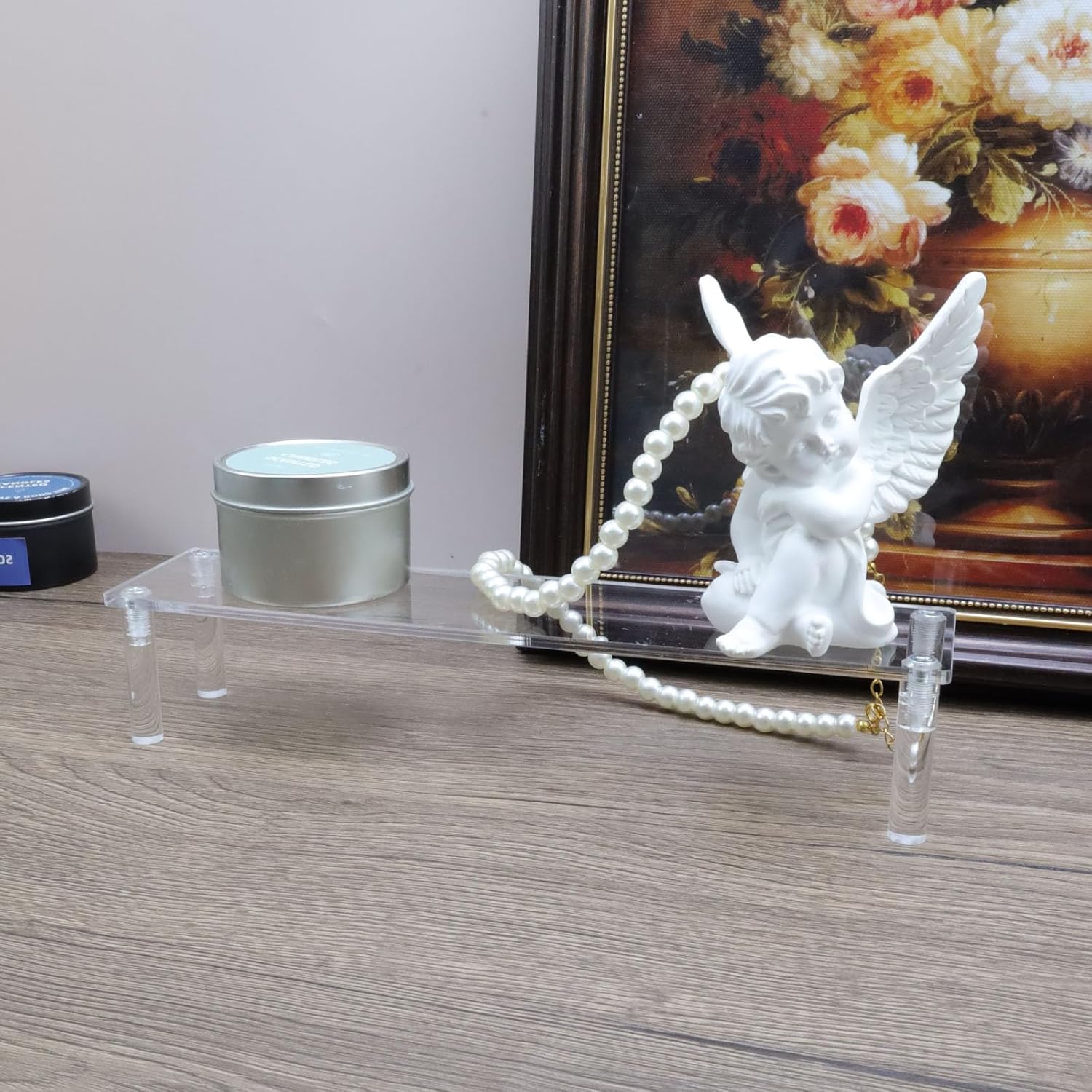 T Tulead Acrylic Riser Display Stand for Jewelry and Perfume