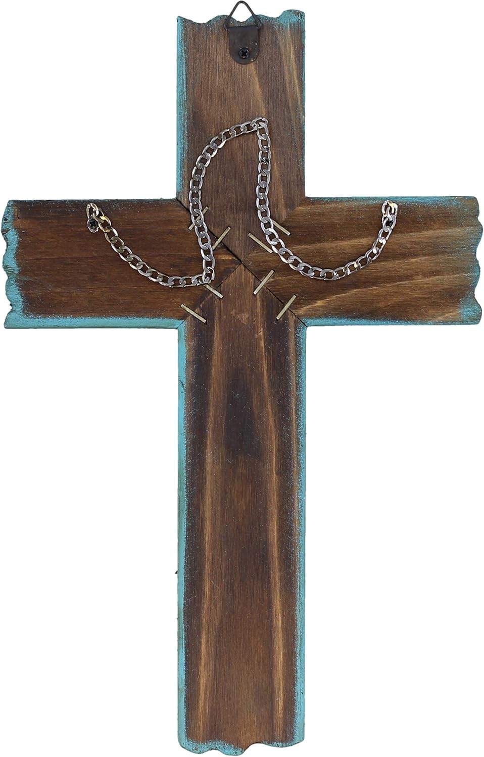 RWI Simple 10 12 Inch Weathered Wood Wall Cross