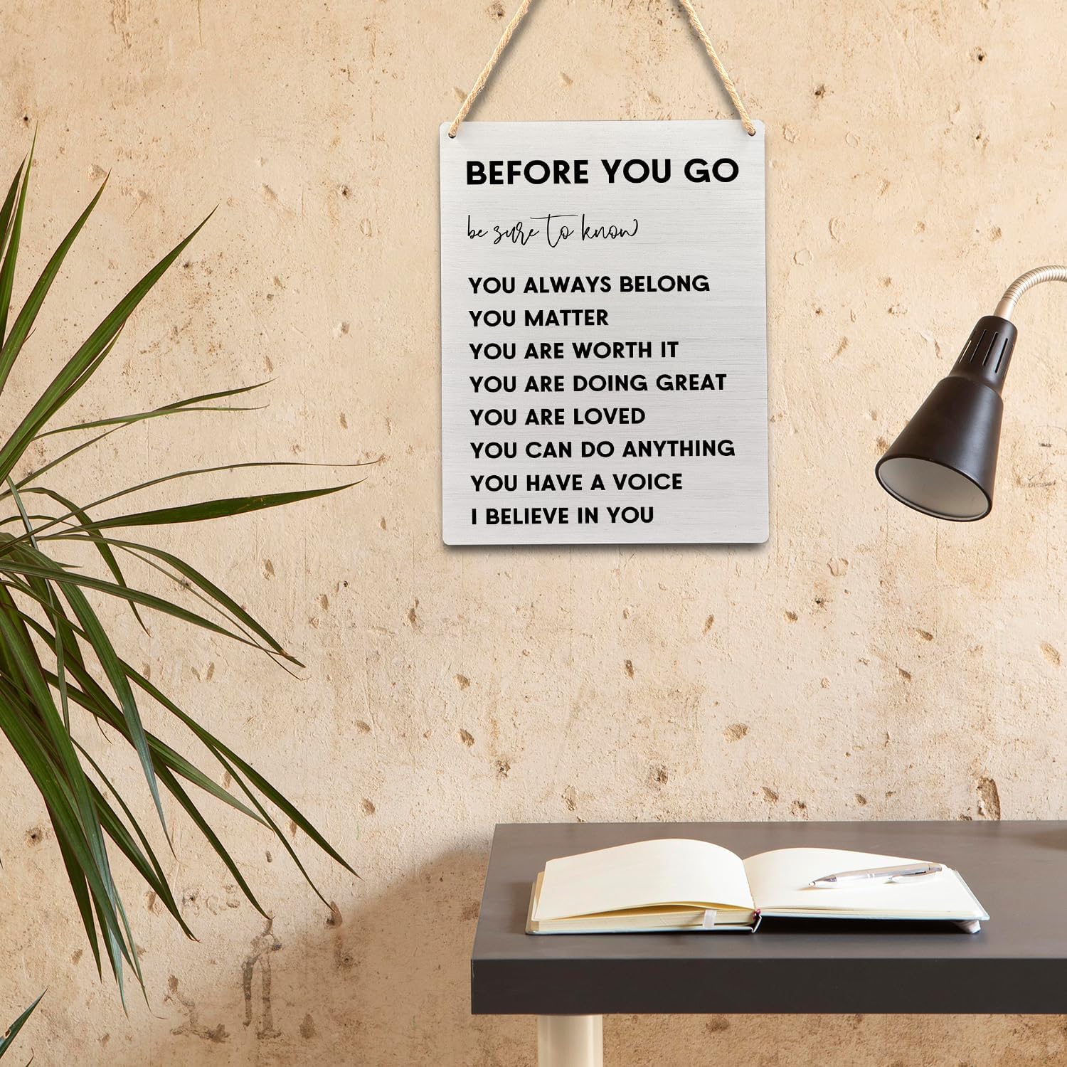 Ryeolo Positive Affirmations Wall Decor 78x102 Inches