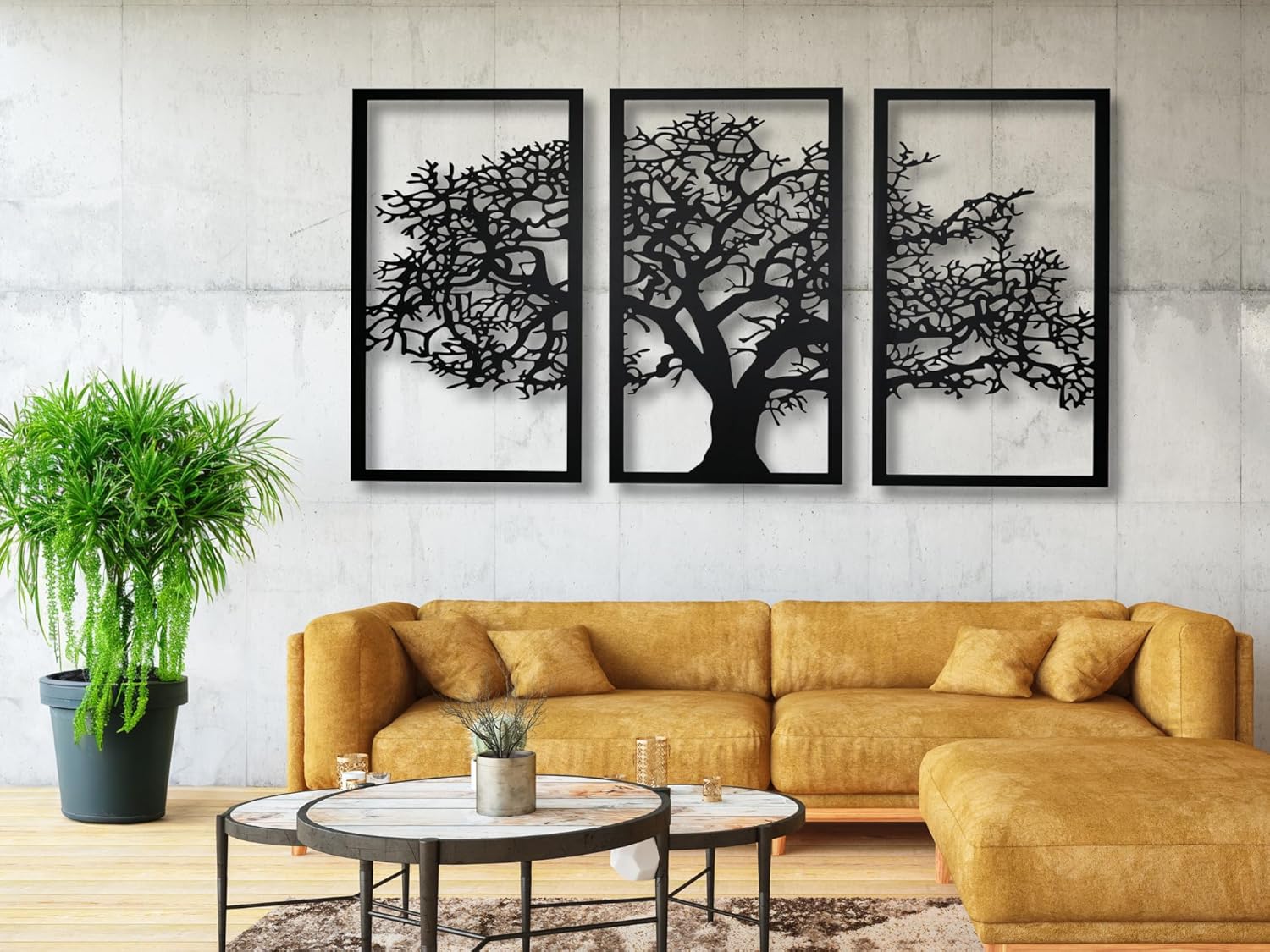 Vailla 3D Wood Wall Art Tree of Life Decor