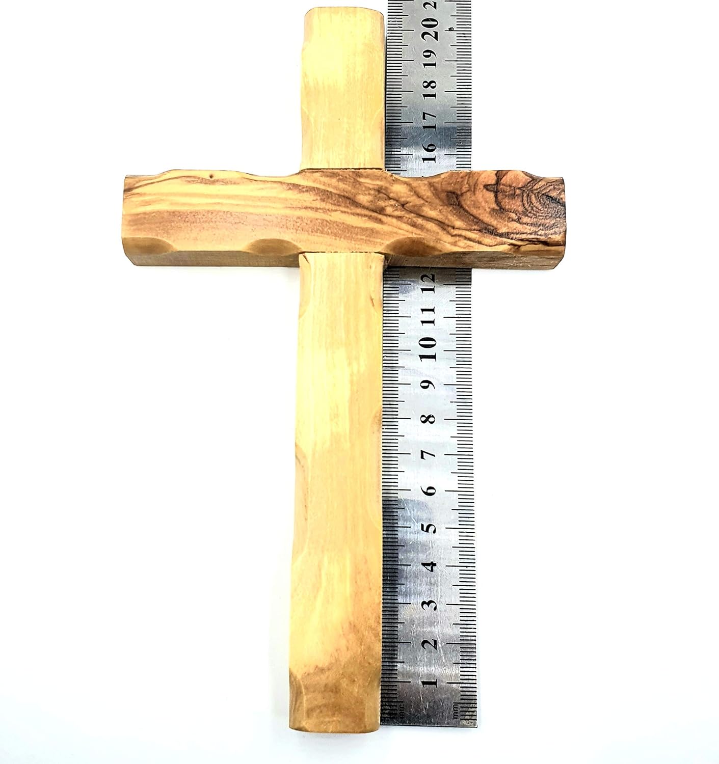 Zuluf Wall Hanging Olive Wood Cross Hand Carved Home Decor