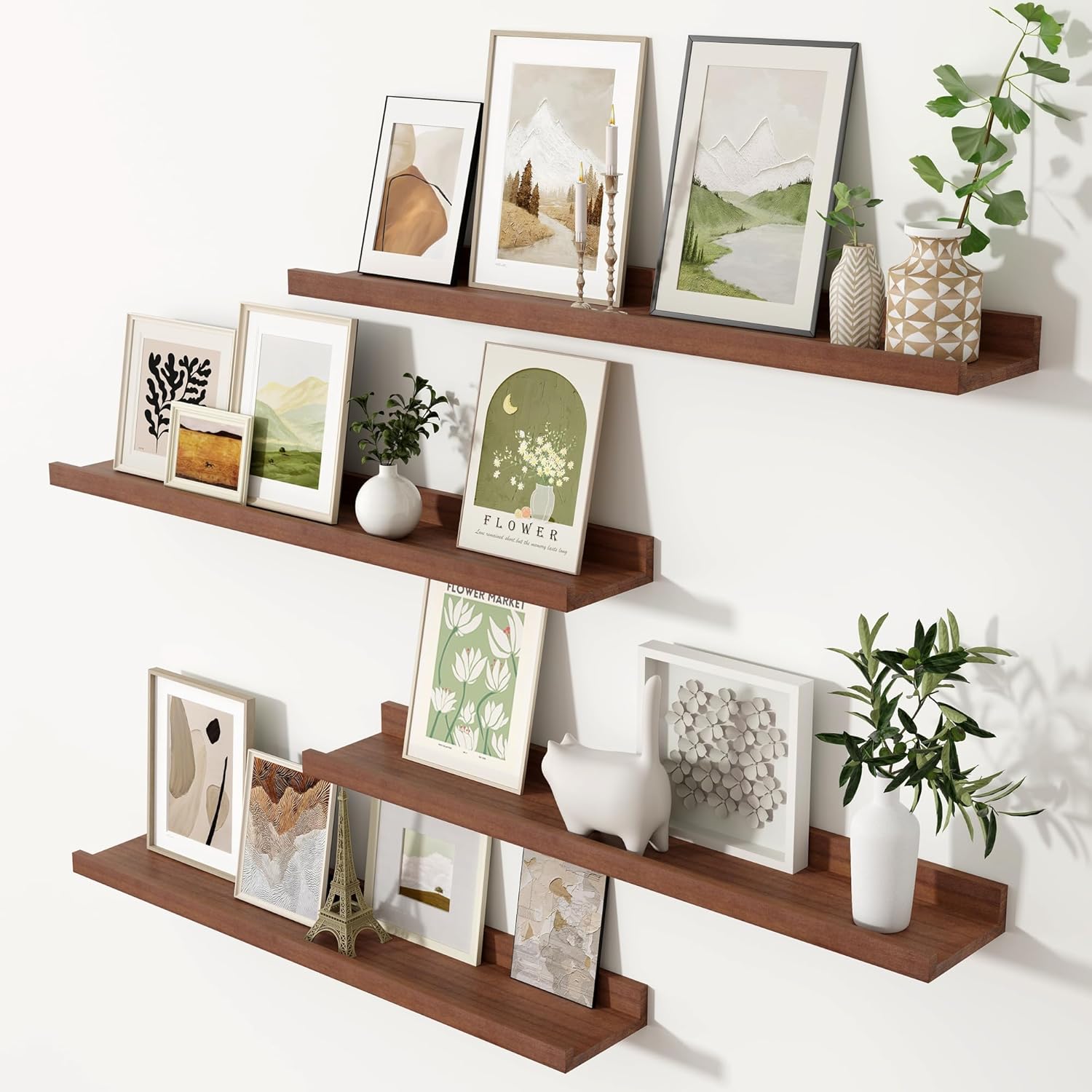 Fun Memories Picture Ledge Shelf Set of 4