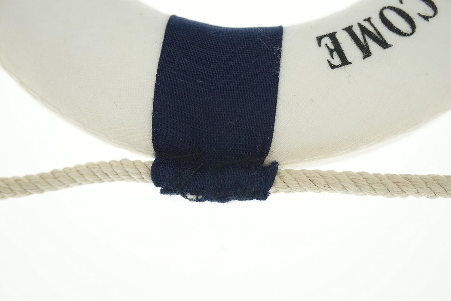 2PCS Welcome Cloth Life Ring Nautical Decor Red Blue