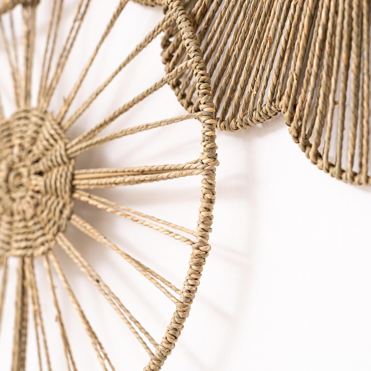 PEMAR Set of 5 Seagrass Wall Decor Baskets