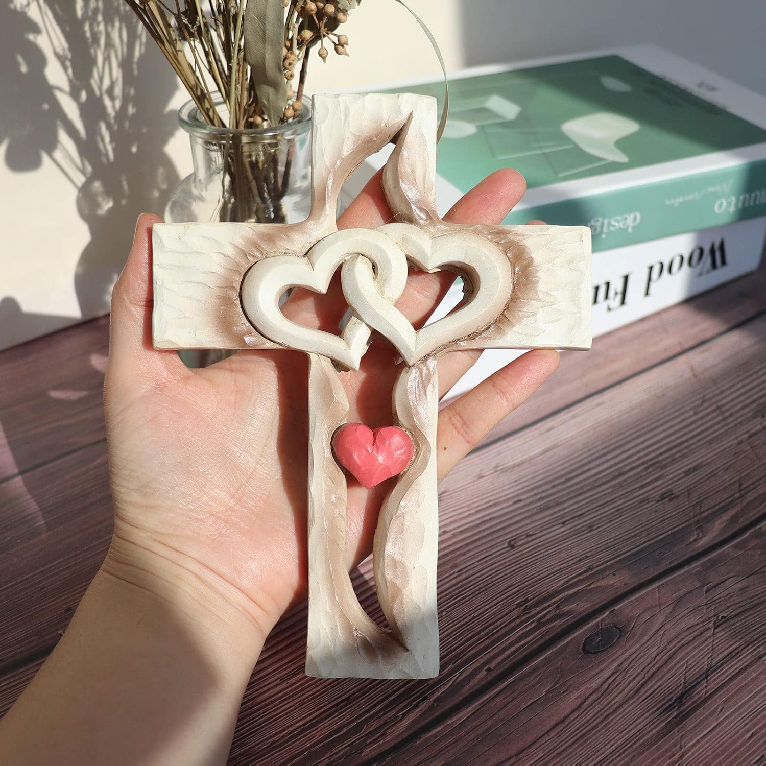 Oooct Carved Cross Wall Decor - 688 x 523 Inch