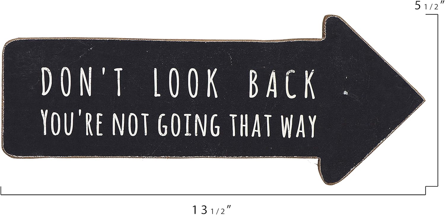 Creative Co Op Wooden Arrow Wall Sign