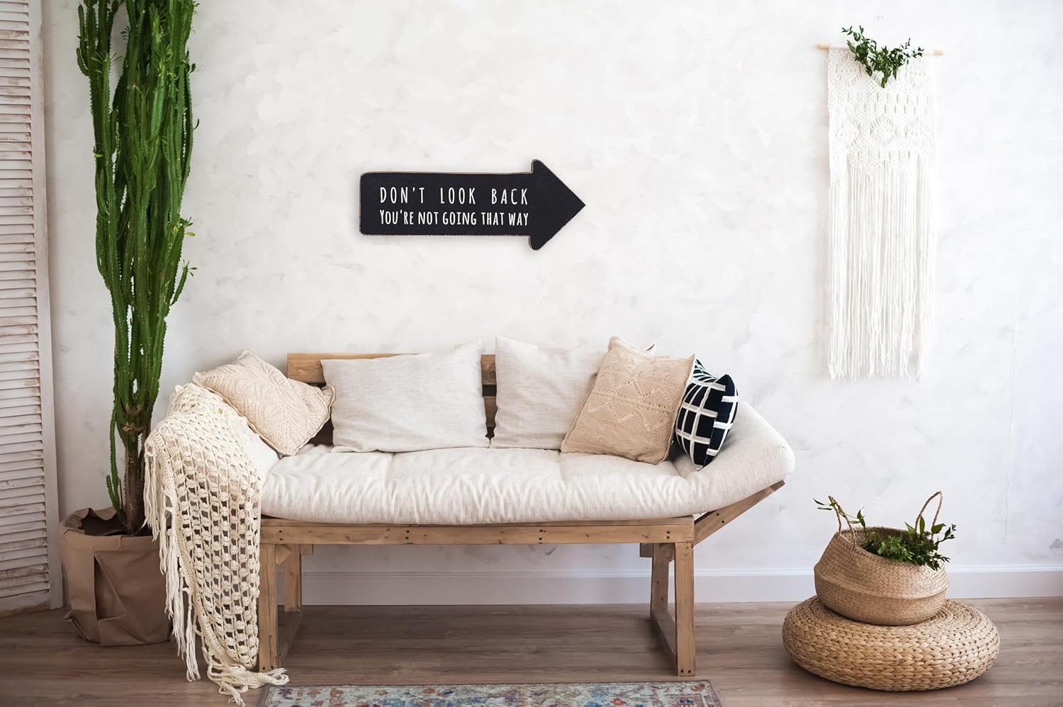 Creative Co Op Wooden Arrow Wall Sign