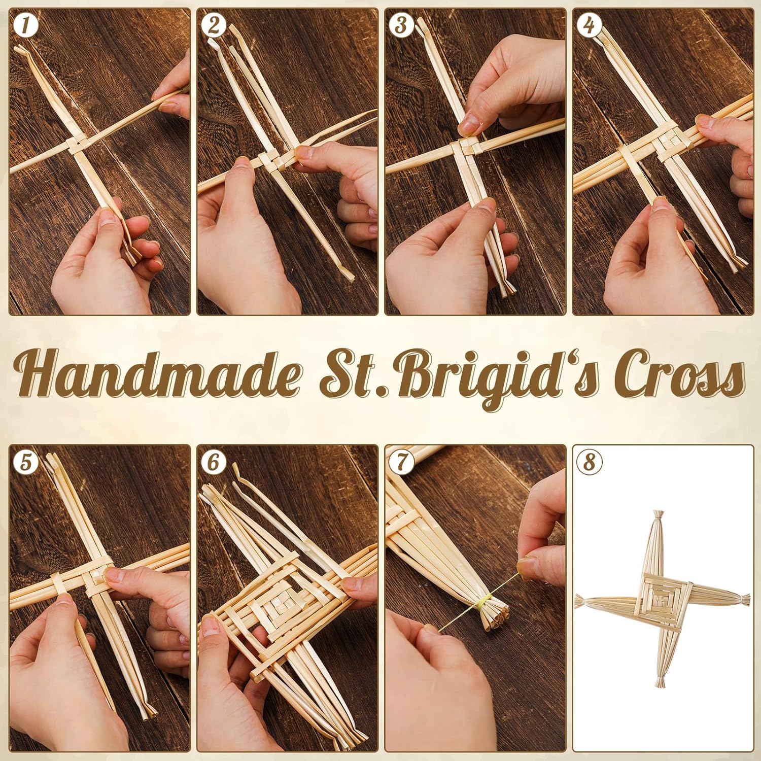 Bucherry St Brigids Wall Cross with History Card