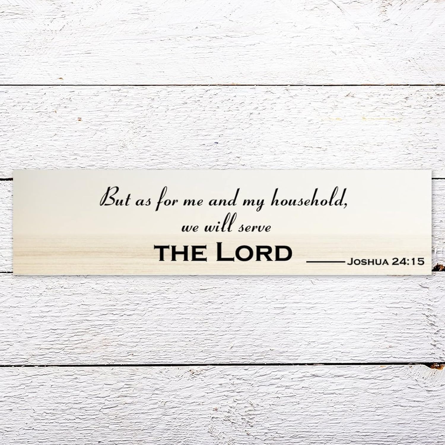 Rustic Wood Sign 6x24 Inch Wall Art Hanging Decor