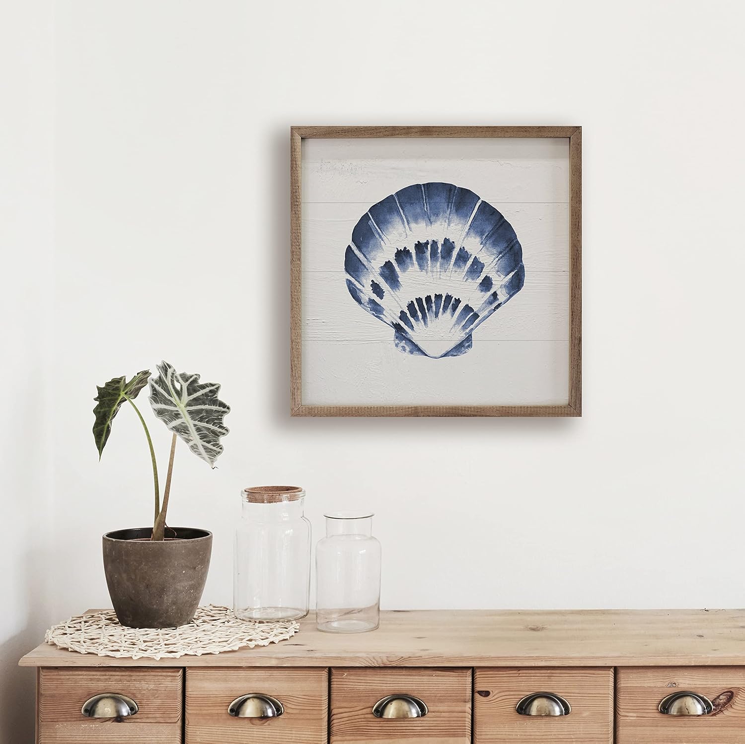 Blue Scallop Shell Wall Decor by Kendrick Home