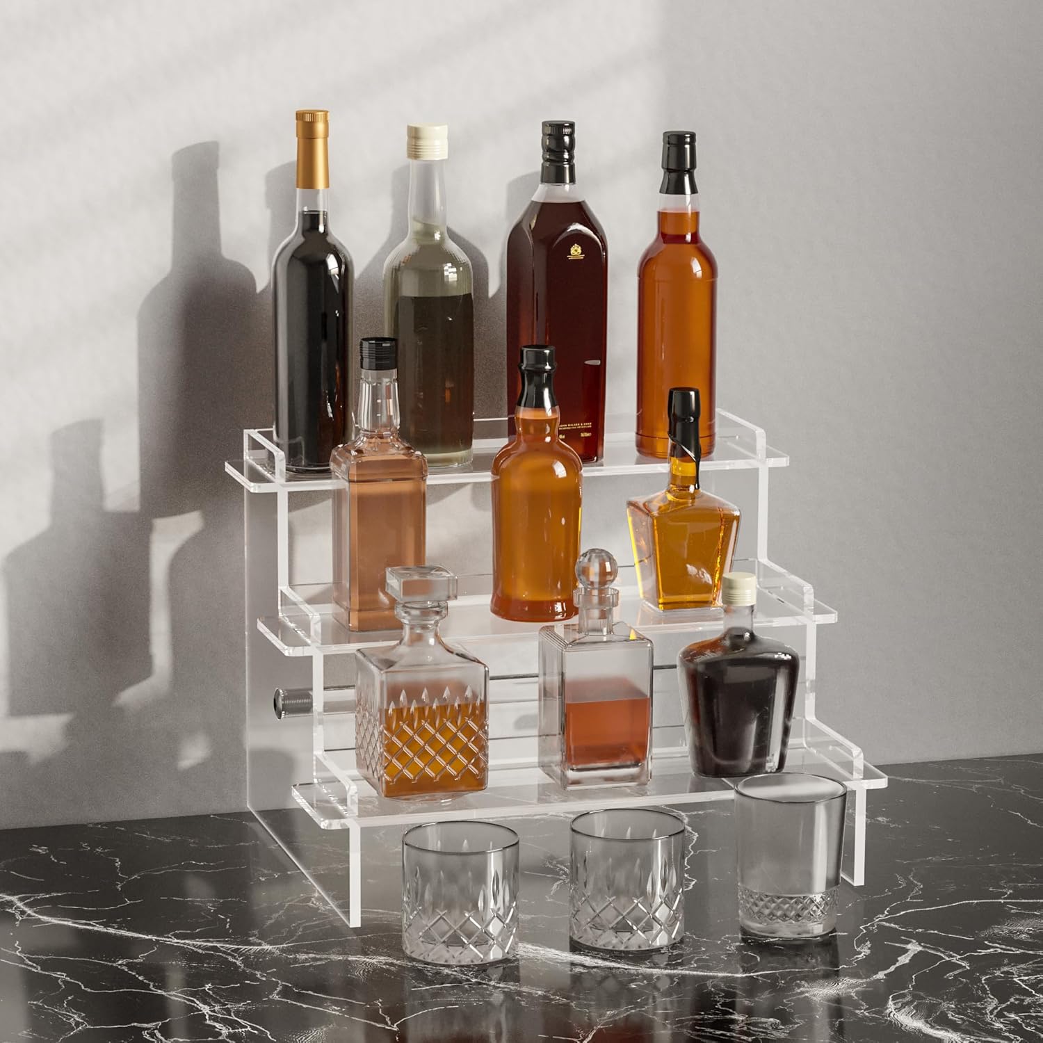 Meteou Acrylic Display Riser for Perfume and Action Figures