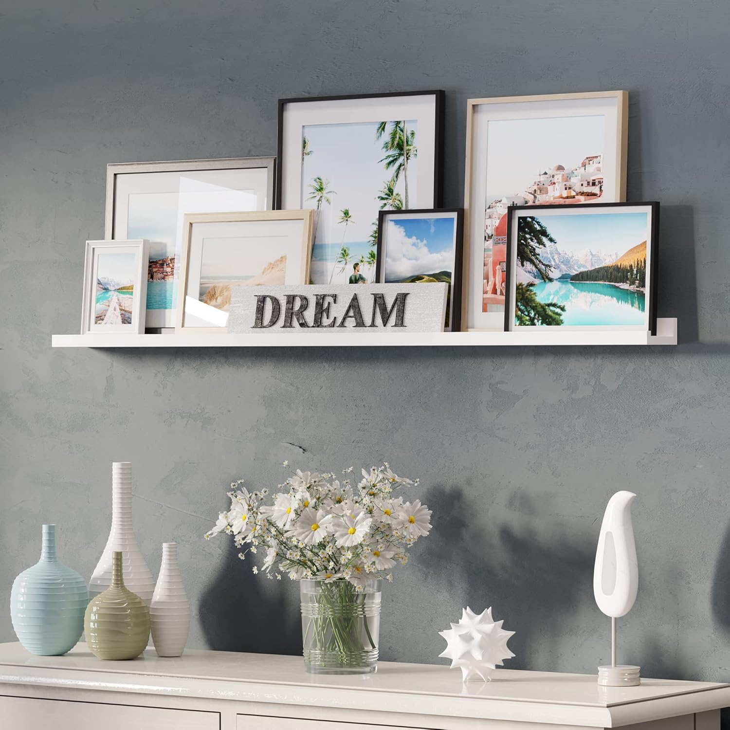 Wallniture Denver 46 Floating Wall Shelf for Home Decor