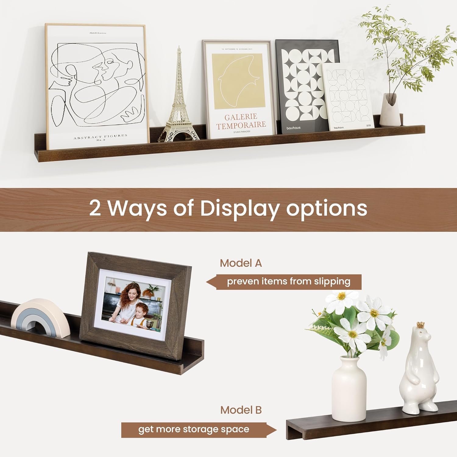 Fun Memories Picture Ledge Shelf Set of 2 1
