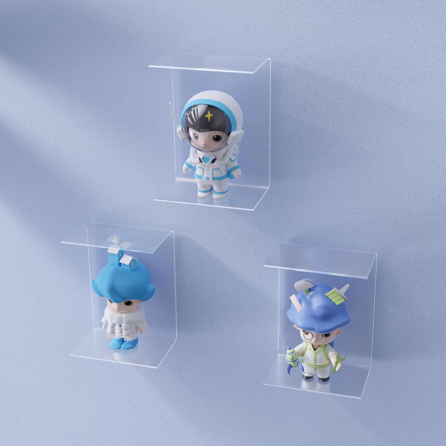 CLAY TONIC 12-Piece Clear Acrylic Display Riser for Funko POP Figures