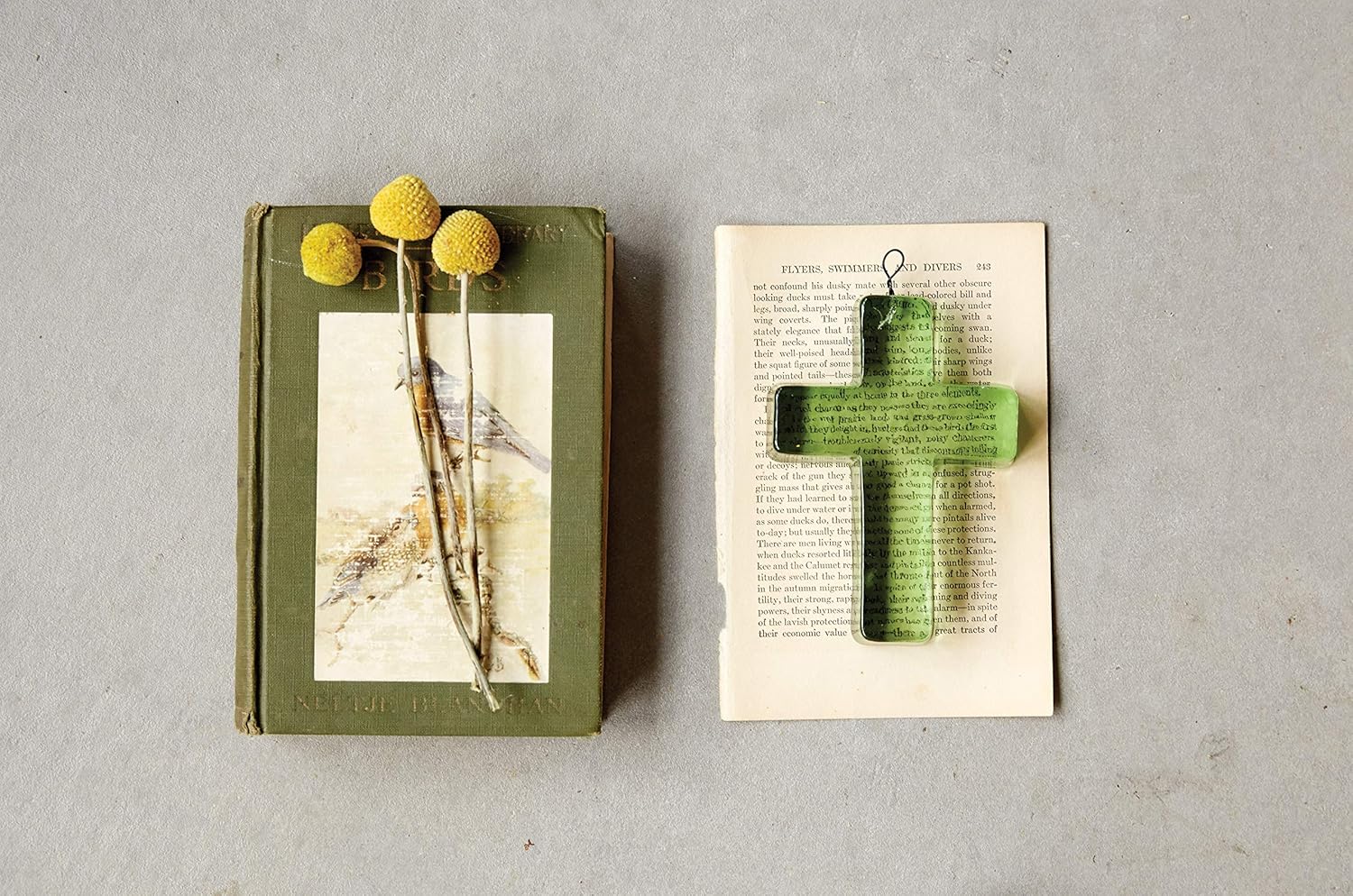 Creative Co Op Recycled Glass Wall Cross
