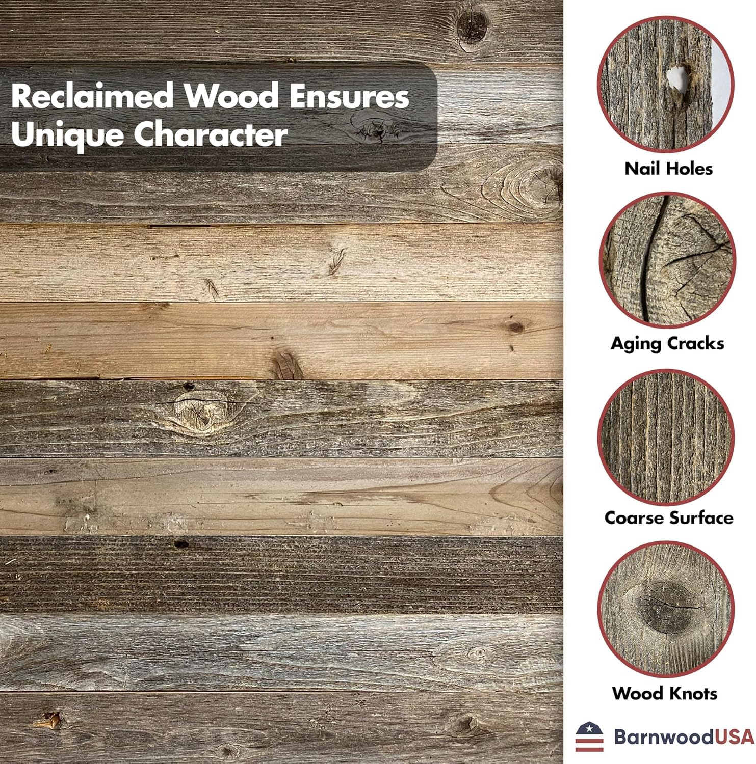 Rustic Farmhouse Wood Heart Wall Decor 12 Inches