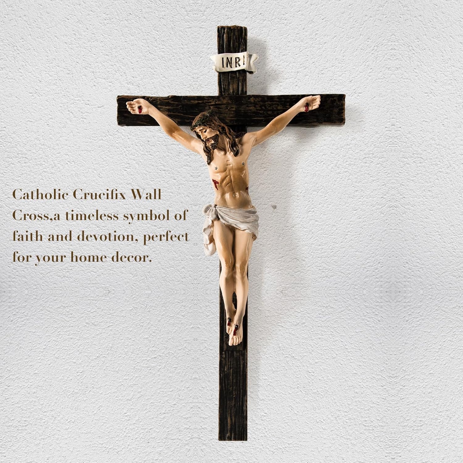 TALPGOD 10 Inch Wall Cross Religious Decor