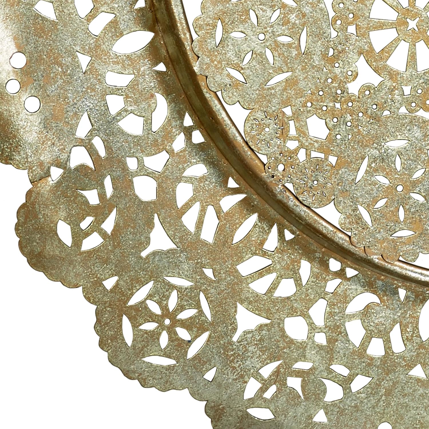 Touch of Class Dariela Round Wall Art - Gold and Silver 1