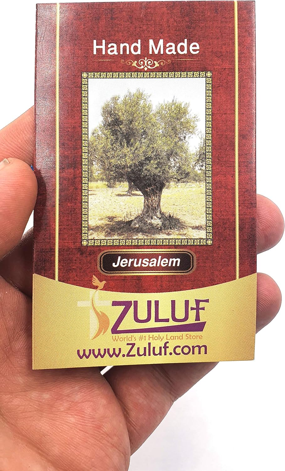 Zuluf 78 Inch Olive Wood Dove Cross Wall Decor