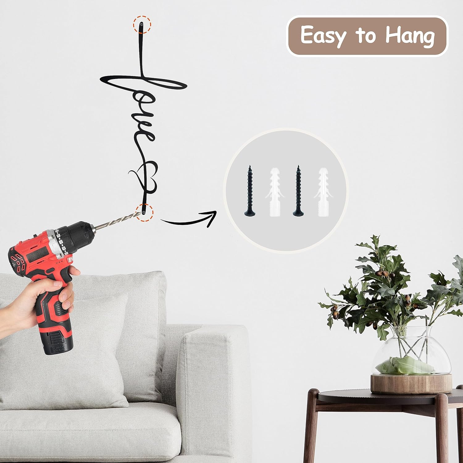 BiaGift Crosses Wall Decor Black 72 X 156 Inch