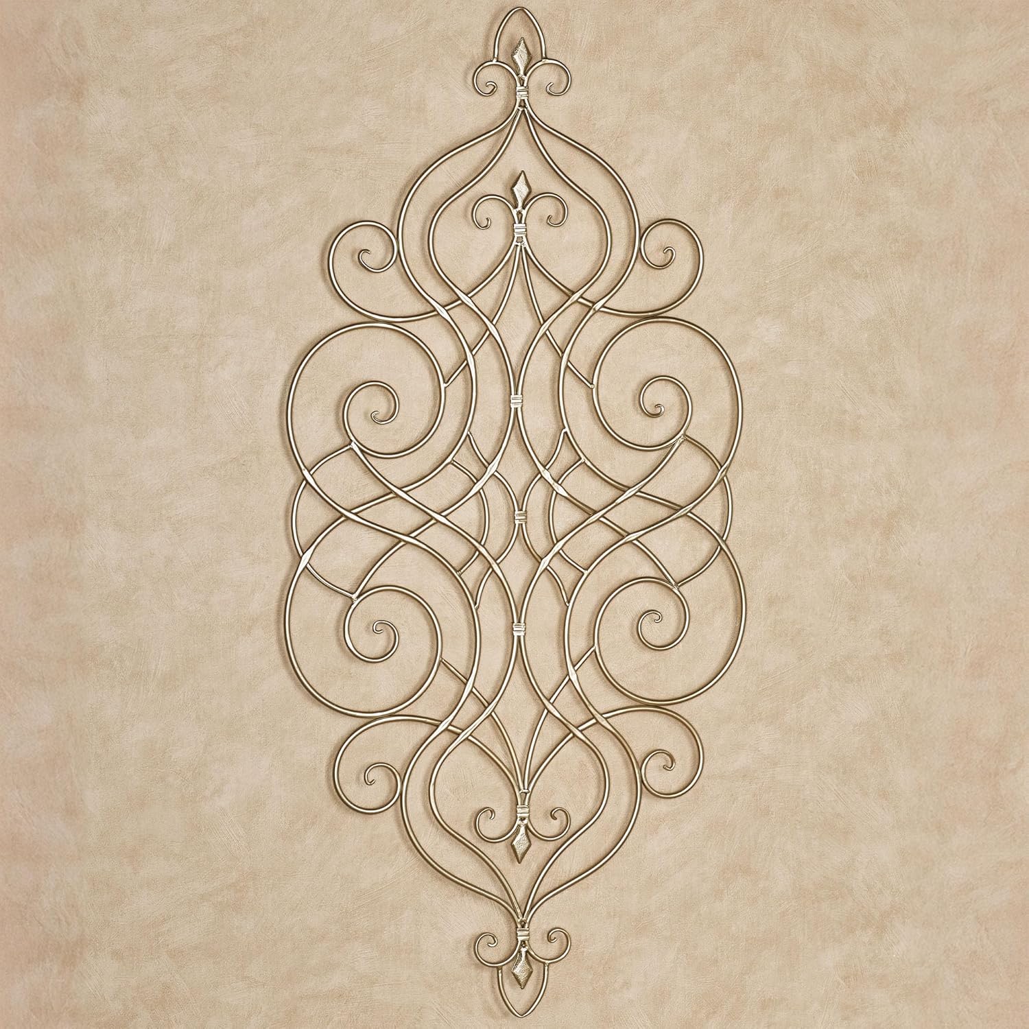 Touch of Class Nadia Elegant Scrolling Metal Wall Grille